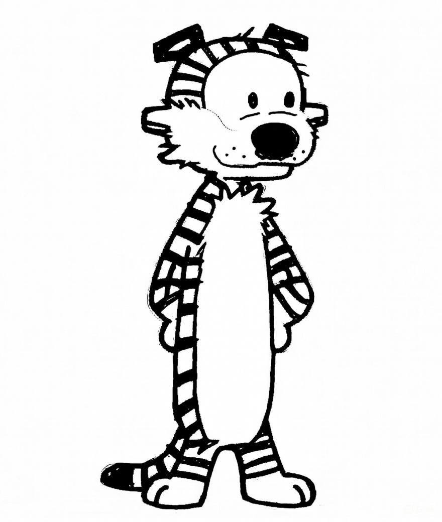 Hobbes Tiger in a meme adventure