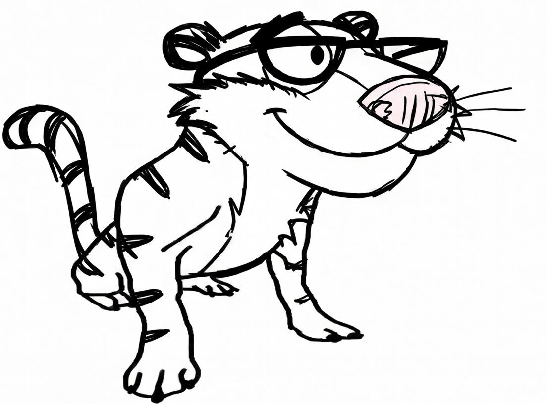 Hobbes Tiger in a meme adventure